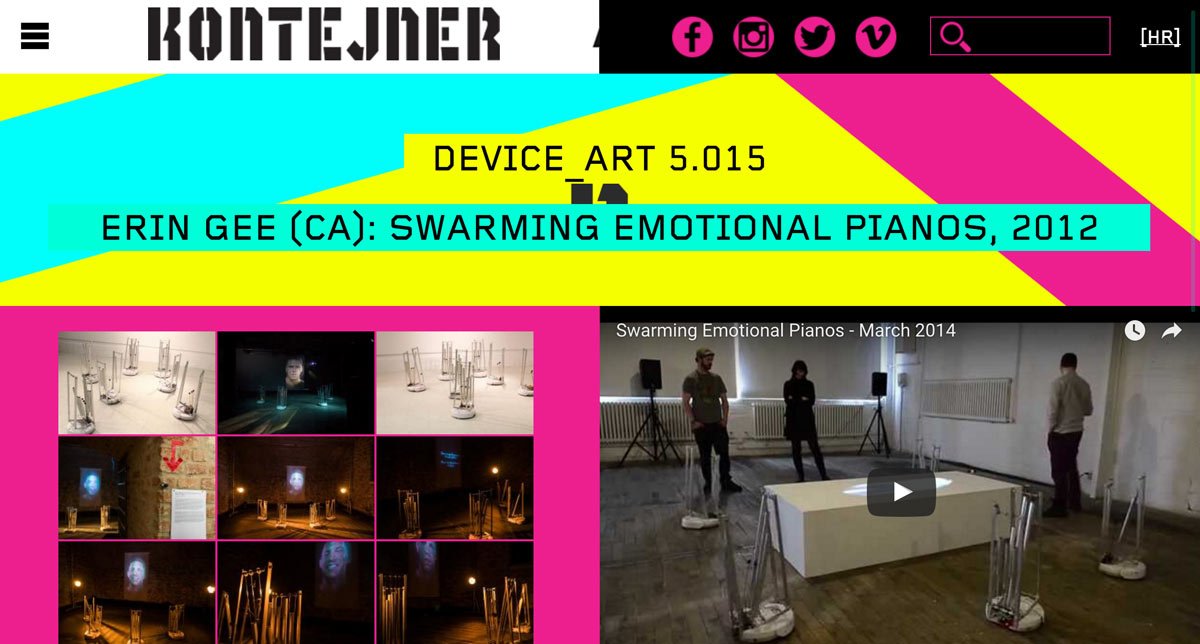 Erin Gee - Live at Kontejner's Device_art Triennale