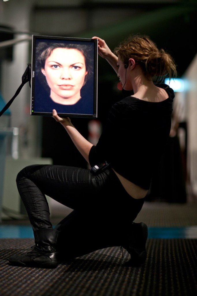 Photo by Jayne Ion, courtesy of Ultimo Science Festival. Erin Gee and Stelarc - Orpheux Larynx