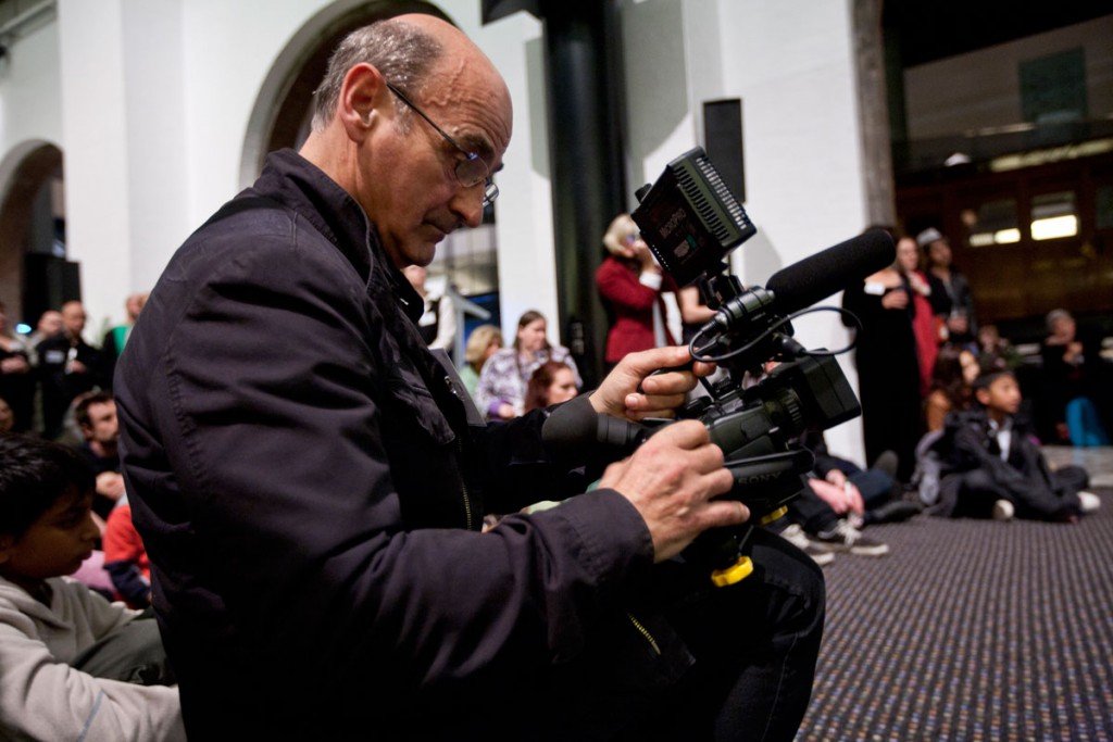 Photo by Jayne Ion, courtesy of Ultimo Science Festival. Erin Gee and Stelarc - Orpheux Larynx